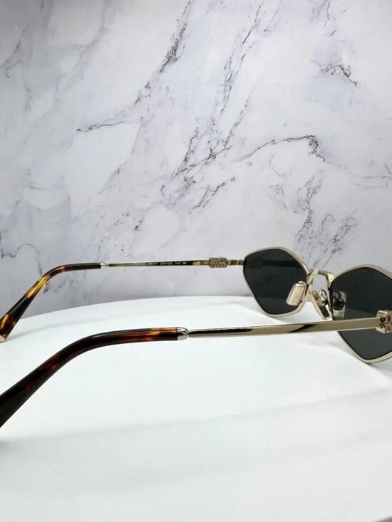✨ Miu Miu Geometric Gold Sunglasses ✨